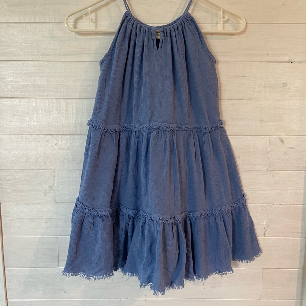 Tucker + Tate Ruffled Blue Kids Dress